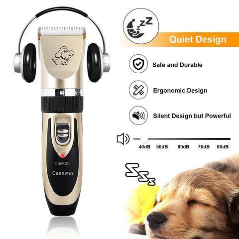 Noise-free design Pet hair clipper - Clauve