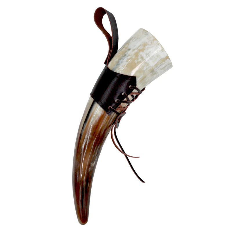 Handicrafts Viking Drinking Horn with Strap