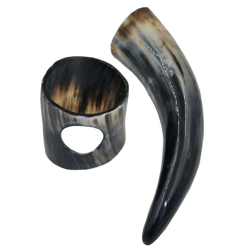 Handicrafts Viking Drinking Horn with Stand